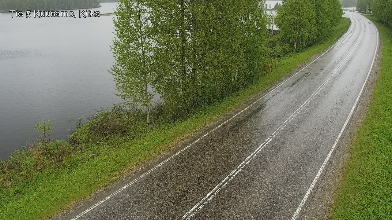 Weather Camera Image Väg 5 Kuusamo, Kitka, Kuusamo, Pohjois-Pohjanmaa