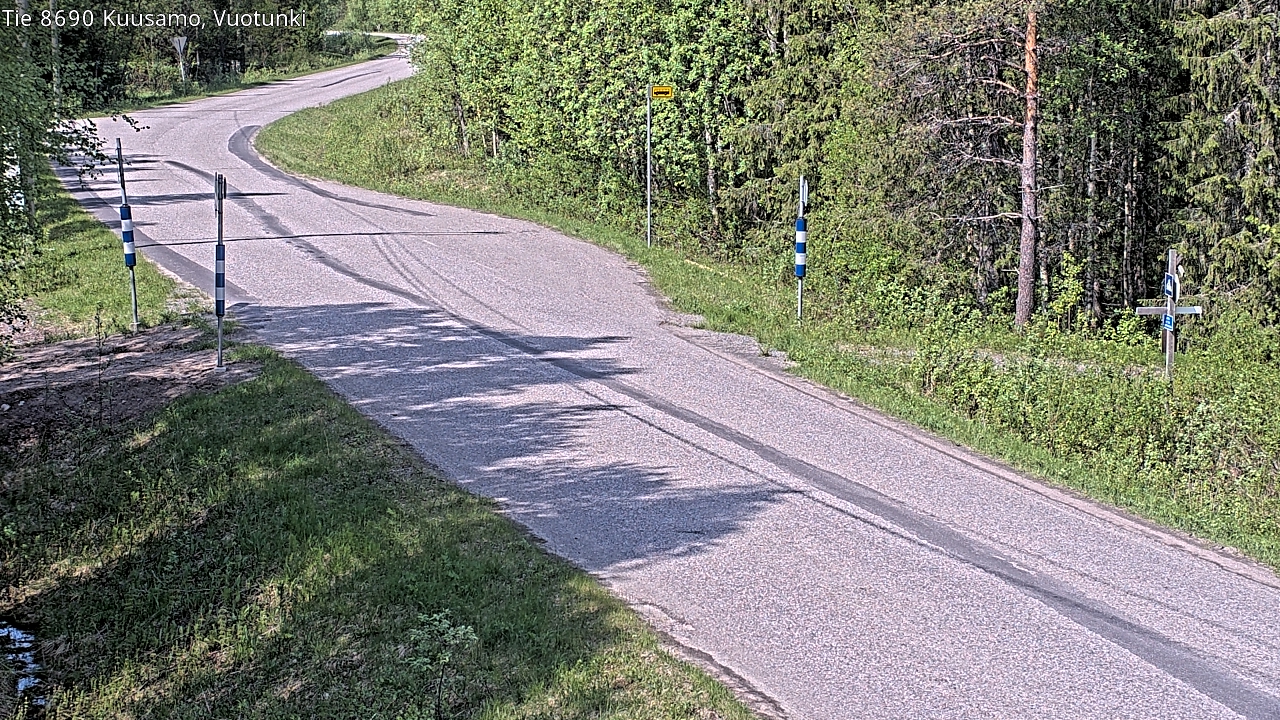 Kelikamerat Kuva Tie 8690 Kuusamo, Vuotunki, Kuusamo, Pohjois-Pohjanmaa