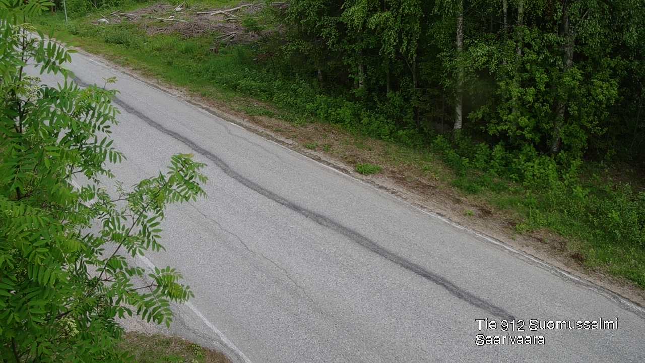 Weather Camera Image Road 950 843 Suomussalmi, Saarivaara, Suomussalmi, Kainuu