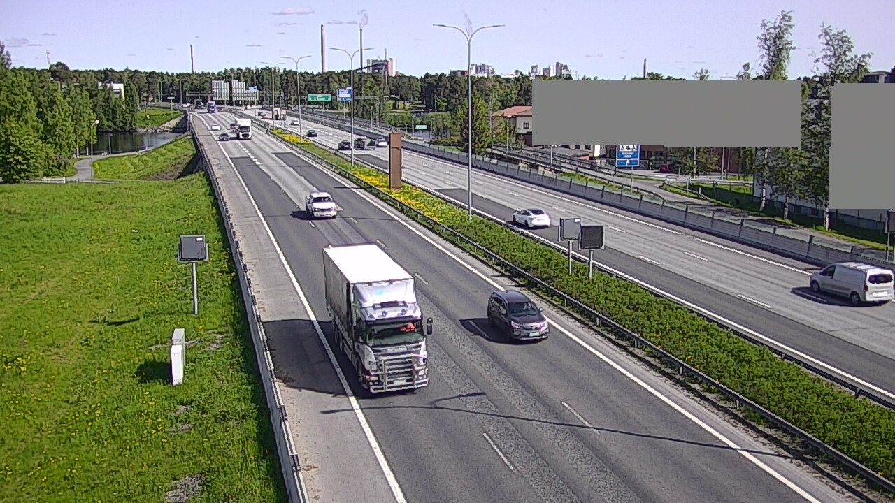 Weather Camera Image Road 4 Oulu, Intiö, Oulu, Pohjois-Pohjanmaa