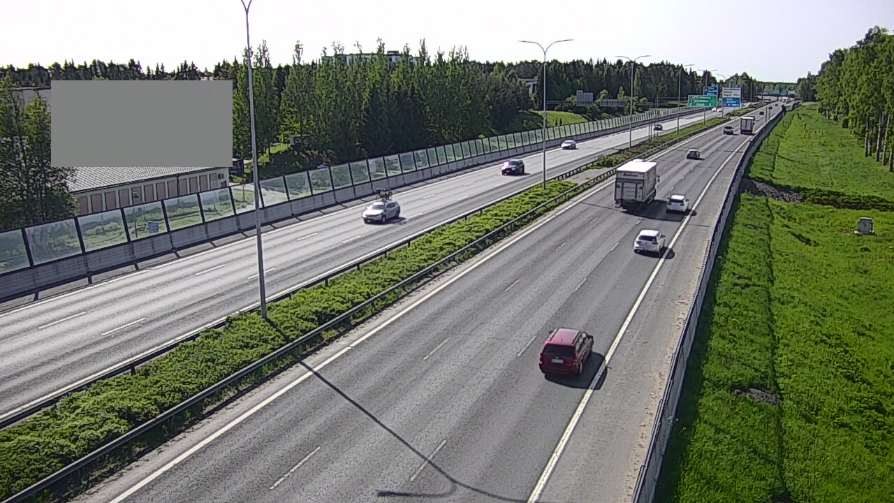 Weather Camera Image Road 4 Oulu, Intiö, Oulu, Pohjois-Pohjanmaa