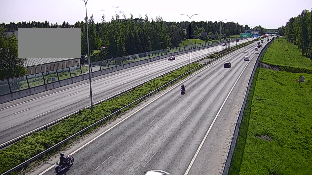 Weather Camera Image Väg 4 Uleåborg, Intiö, Oulu, Pohjois-Pohjanmaa
