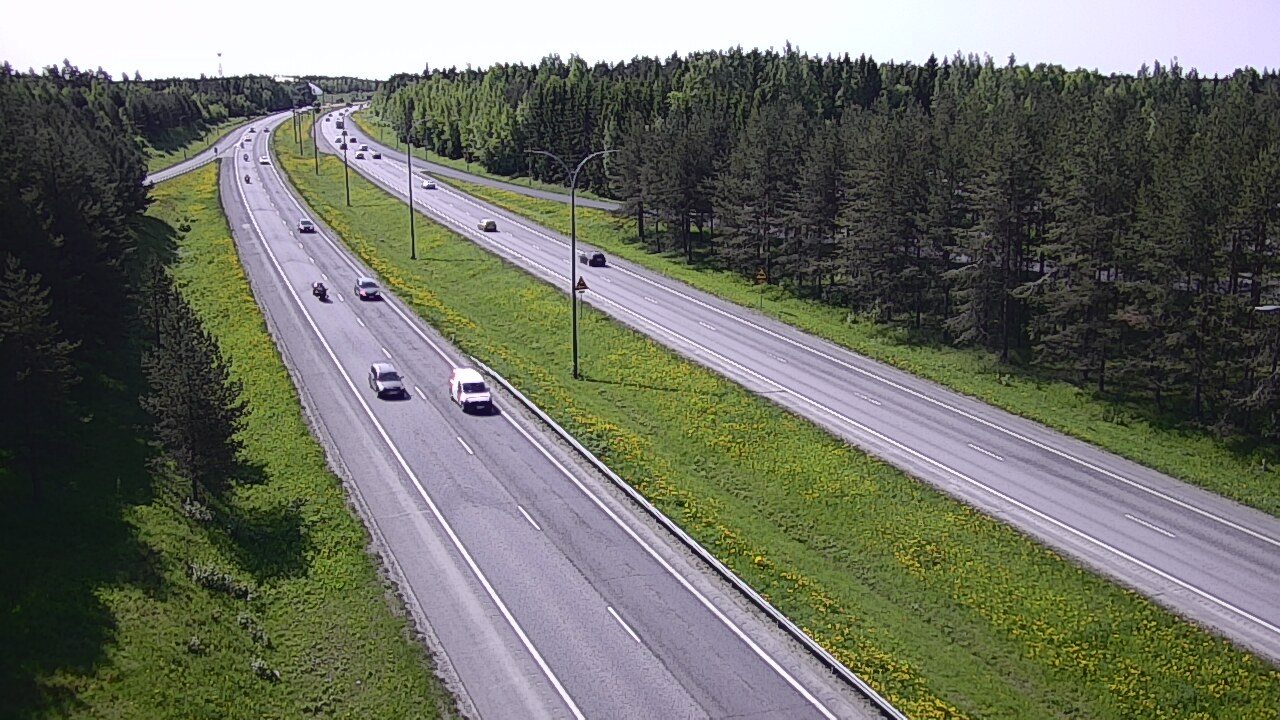 Weather Camera Image Road 4 Oulu, Ouluntulli, Oulu, Pohjois-Pohjanmaa