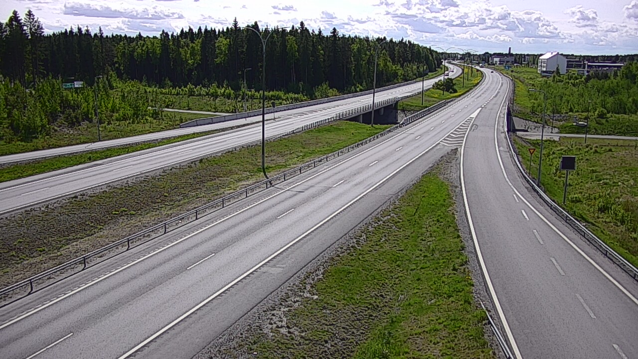 Weather Camera Image Road 4 Kempele, Zatelliitti, Oulu, Pohjois-Pohjanmaa
