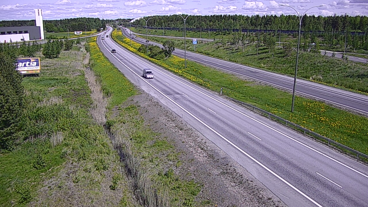 Kelikamerat Kuva Tie 4 Kempele, Zatelliitti, Oulu, Pohjois-Pohjanmaa