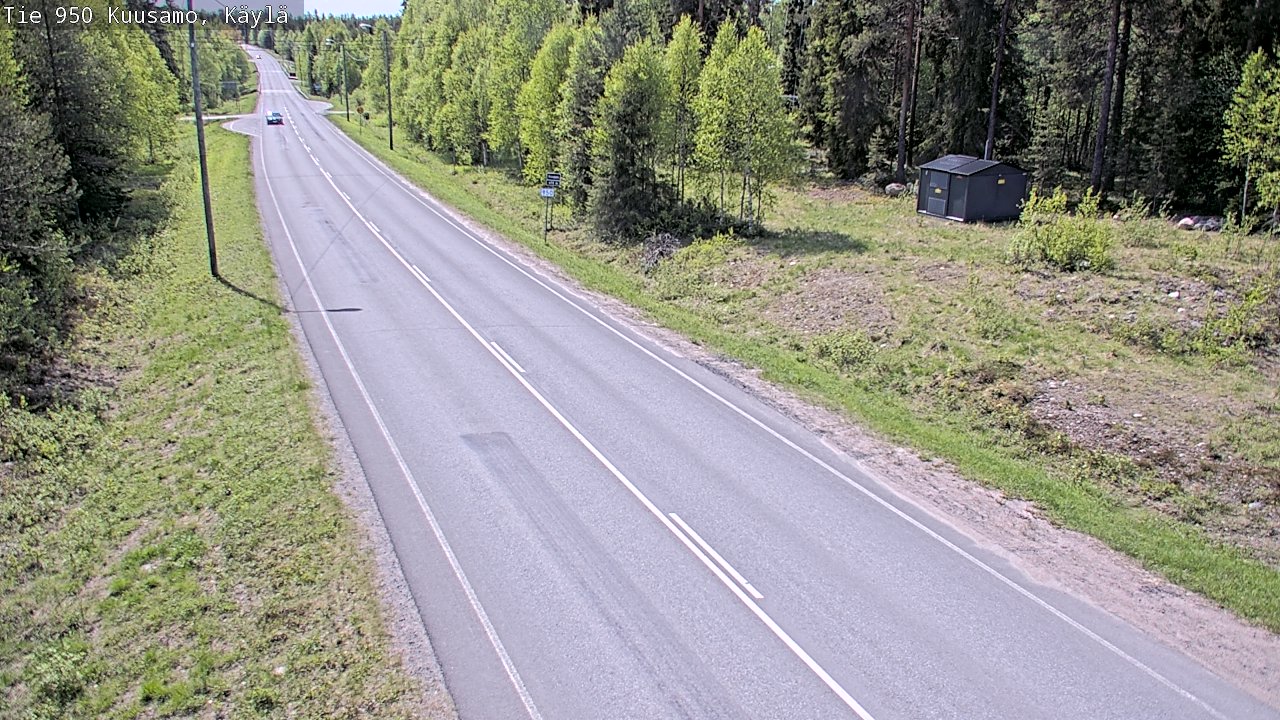 Weather Camera Image Road 950 Kuusamo, Käylä, Kuusamo, Pohjois-Pohjanmaa