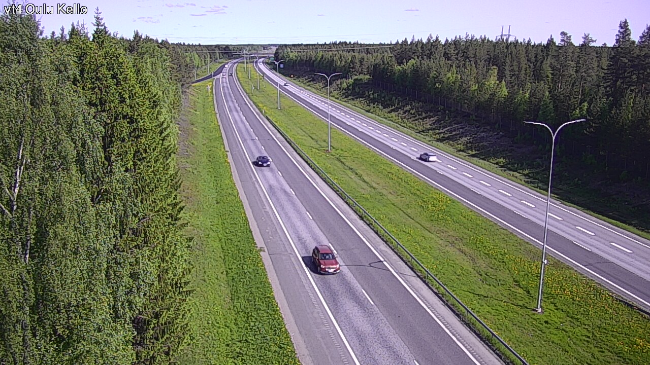 Weather Camera Image Road 4 Oulu, Kello, Oulu, Pohjois-Pohjanmaa