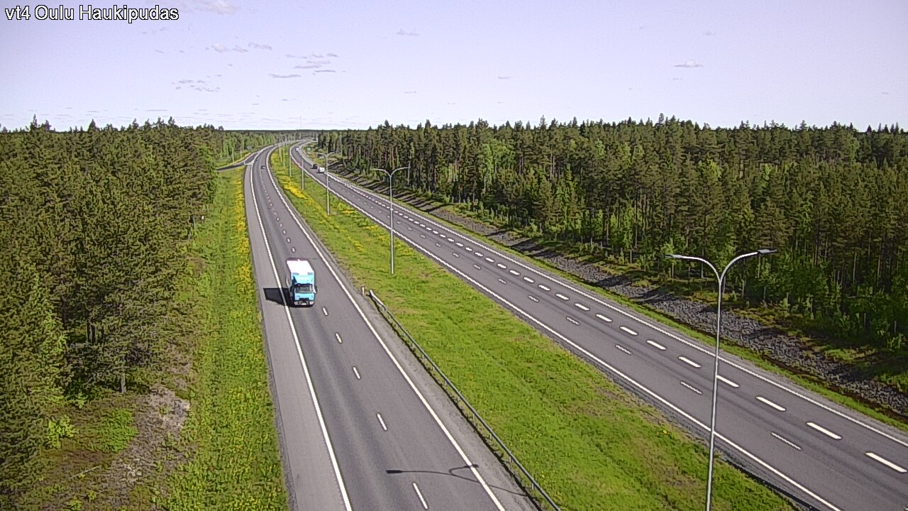 Weather Camera Image Road 4 Oulu, Haukipudas, Oulu, Pohjois-Pohjanmaa