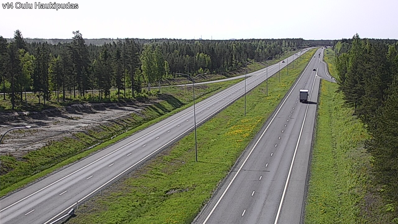 Weather Camera Image Road 4 Oulu, Haukipudas, Oulu, Pohjois-Pohjanmaa