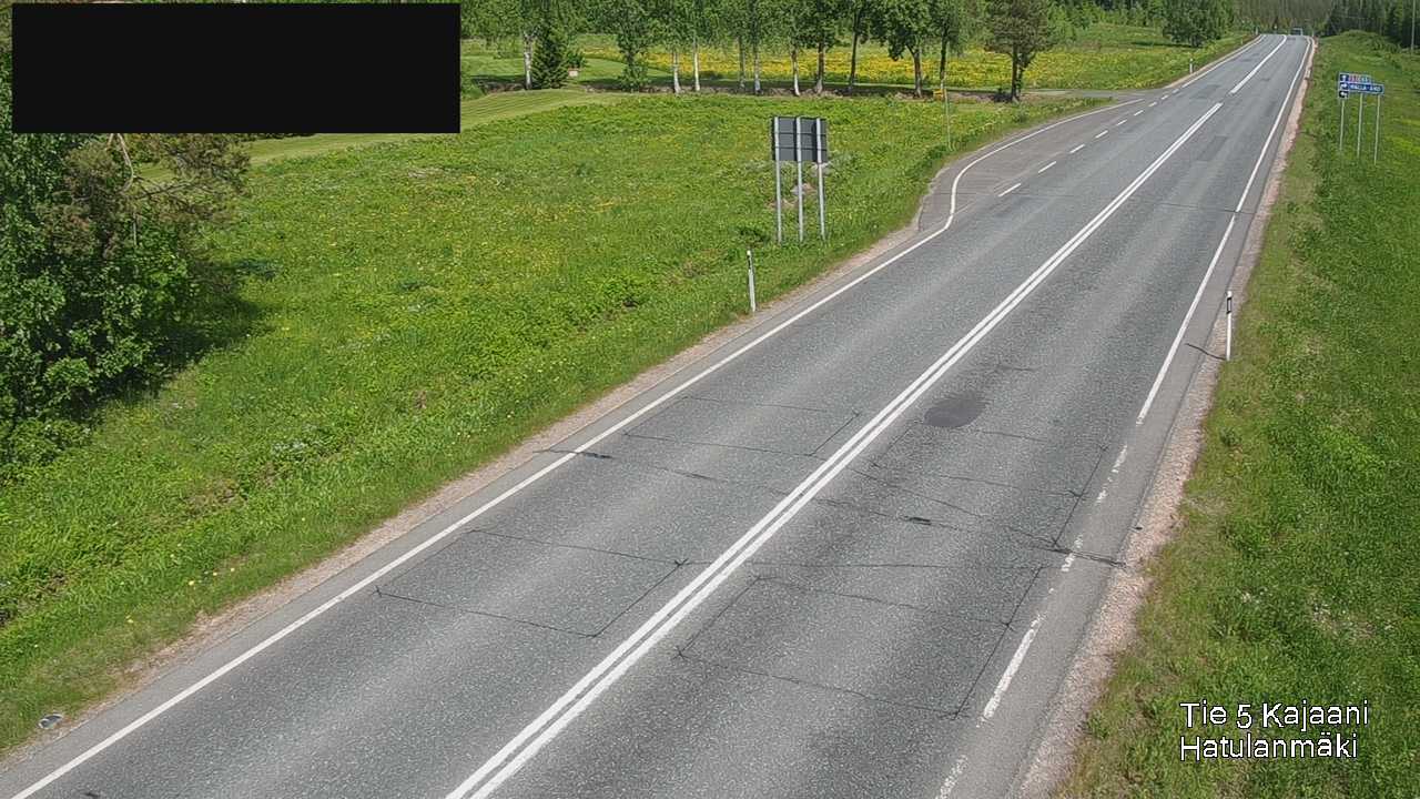 Weather Camera Image Road 5 Kajaani, Hatulanmäki, Kajaani, Kainuu