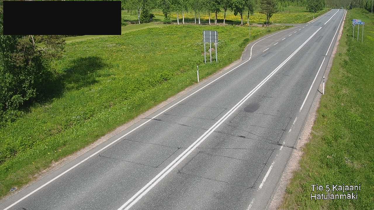 Weather Camera Image Road 5 Kajaani, Hatulanmäki, Kajaani, Kainuu