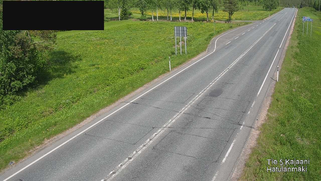 Weather Camera Image Road 5 Kajaani, Hatulanmäki, Kajaani, Kainuu