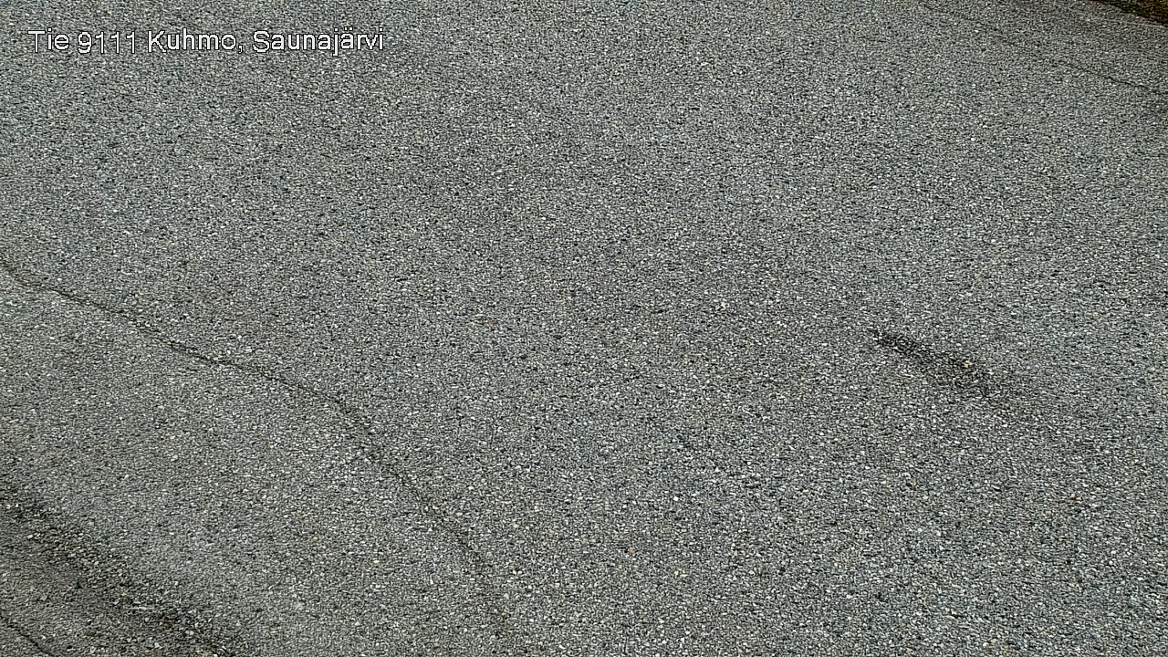 Weather Camera Image Väg 9111 Kuhmo, Saunajärvi, Kuhmo, Kainuu