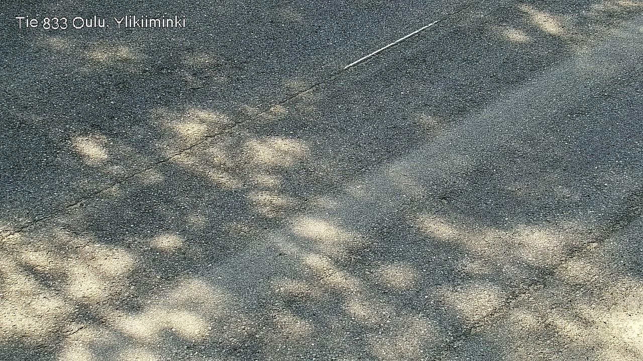 Weather Camera Image Väg 833 Oulu, Vesala, Oulu, Pohjois-Pohjanmaa