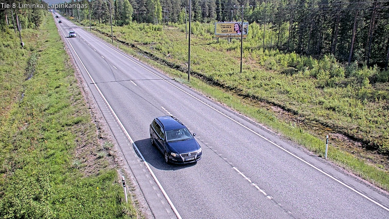 Weather Camera Image Väg 8 Liminka, Lapinkangas, Liminka, Pohjois-Pohjanmaa
