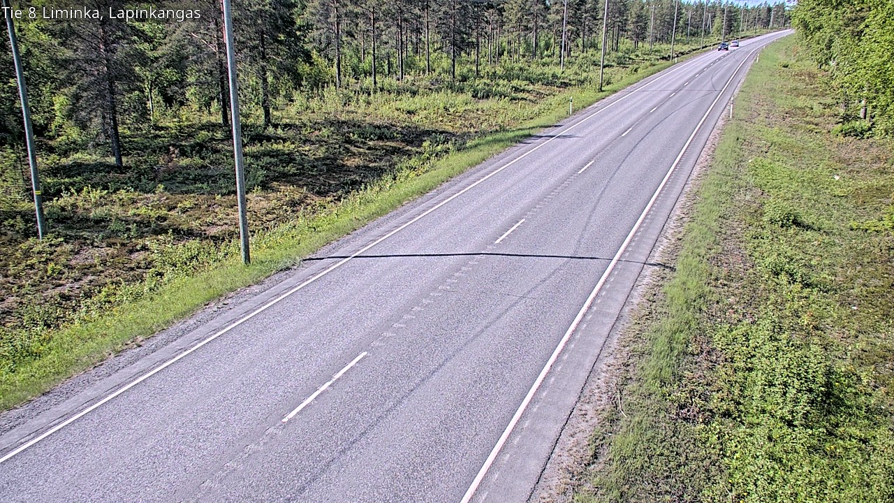 Weather Camera Image Road 8 Liminka, Lapinkangas, Liminka, Pohjois-Pohjanmaa