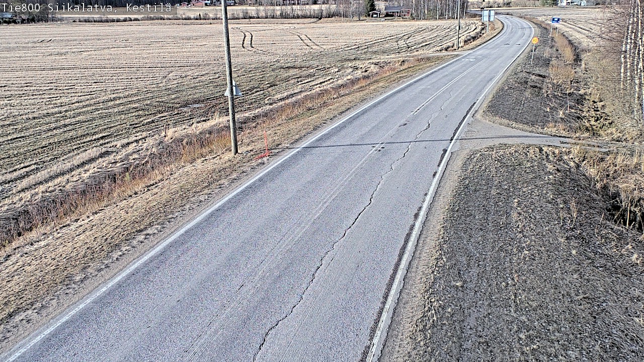 Weather Camera Image Road 800 Siikalatva Kestilä, Siikalatva, Pohjois-Pohjanmaa