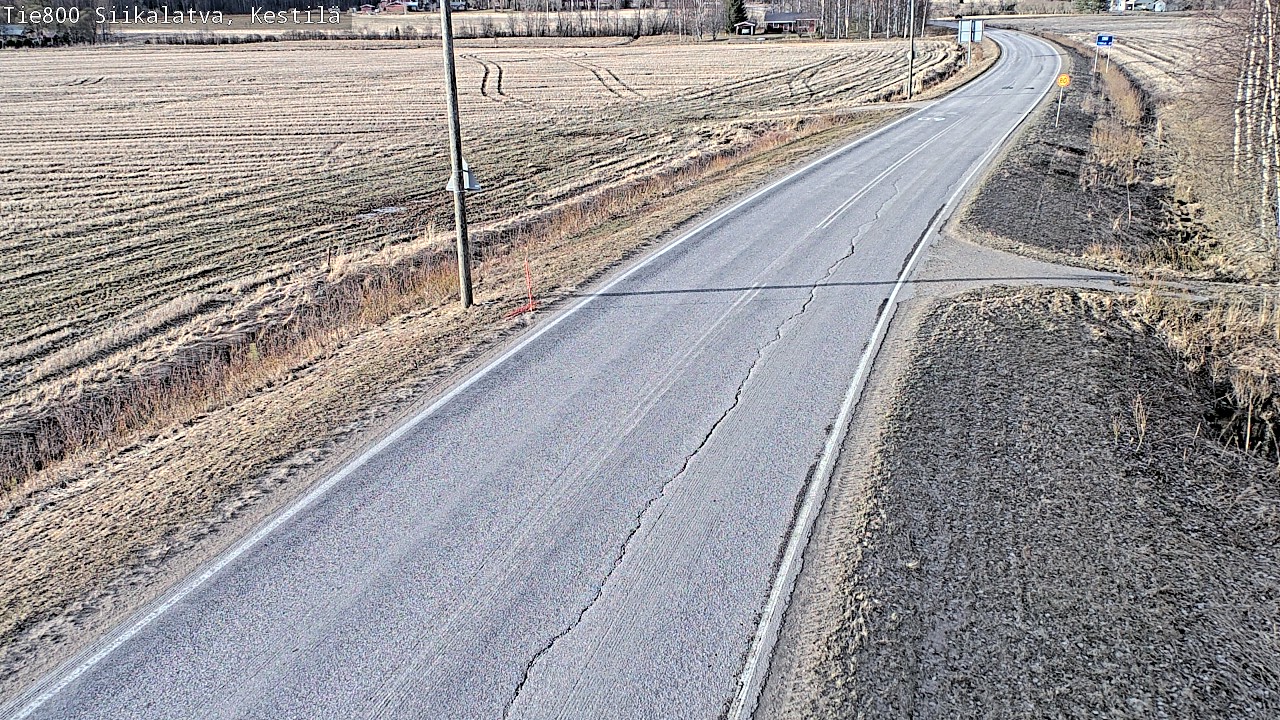 Weather Camera Image Road 800 Siikalatva Kestilä, Siikalatva, Pohjois-Pohjanmaa