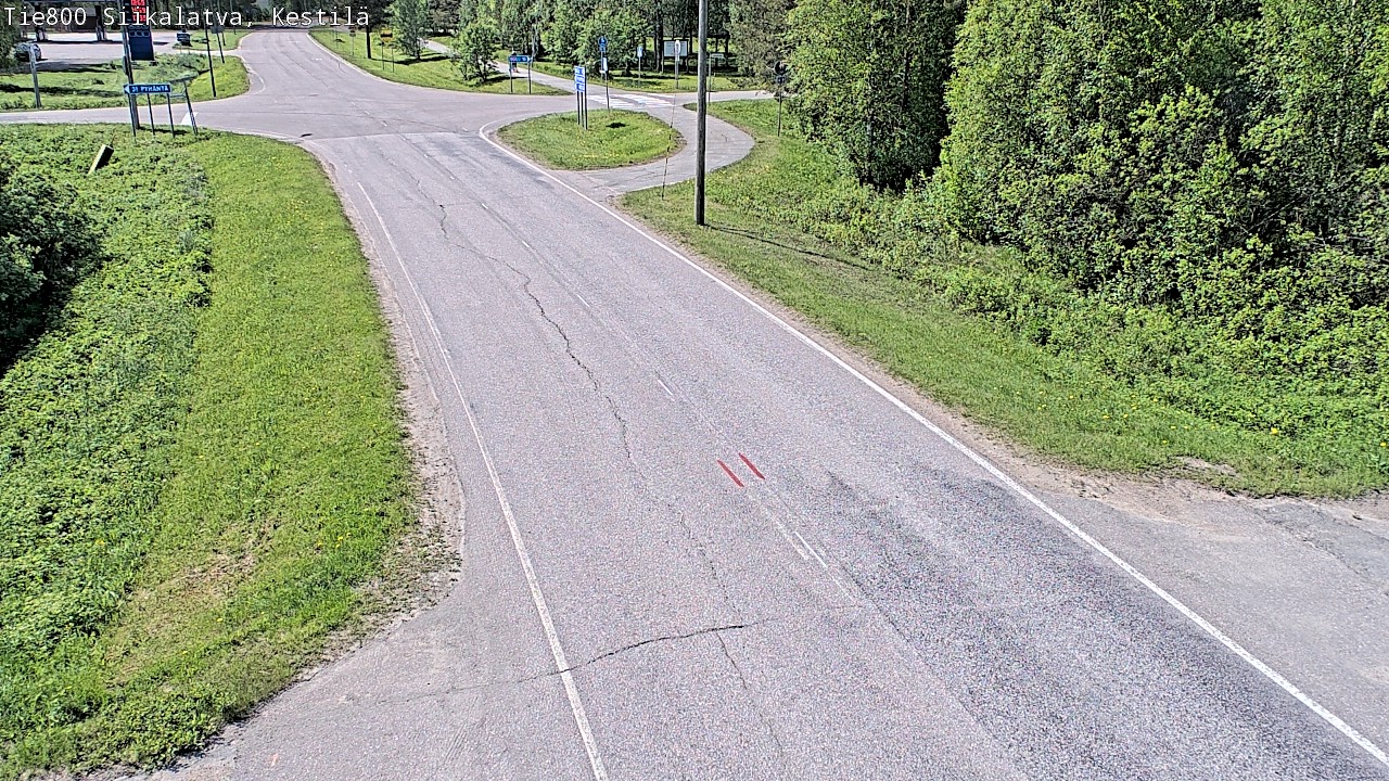 Weather Camera Image Väg 800 Siikalatva Kestilä, Siikalatva, Pohjois-Pohjanmaa