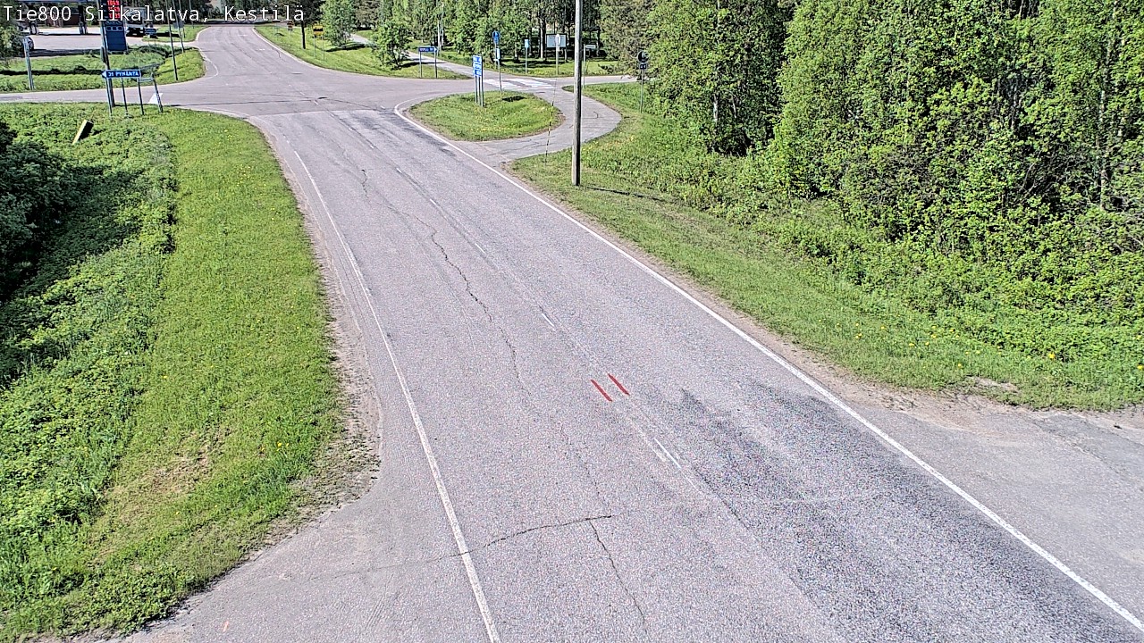 Weather Camera Image Road 800 Siikalatva Kestilä, Siikalatva, Pohjois-Pohjanmaa