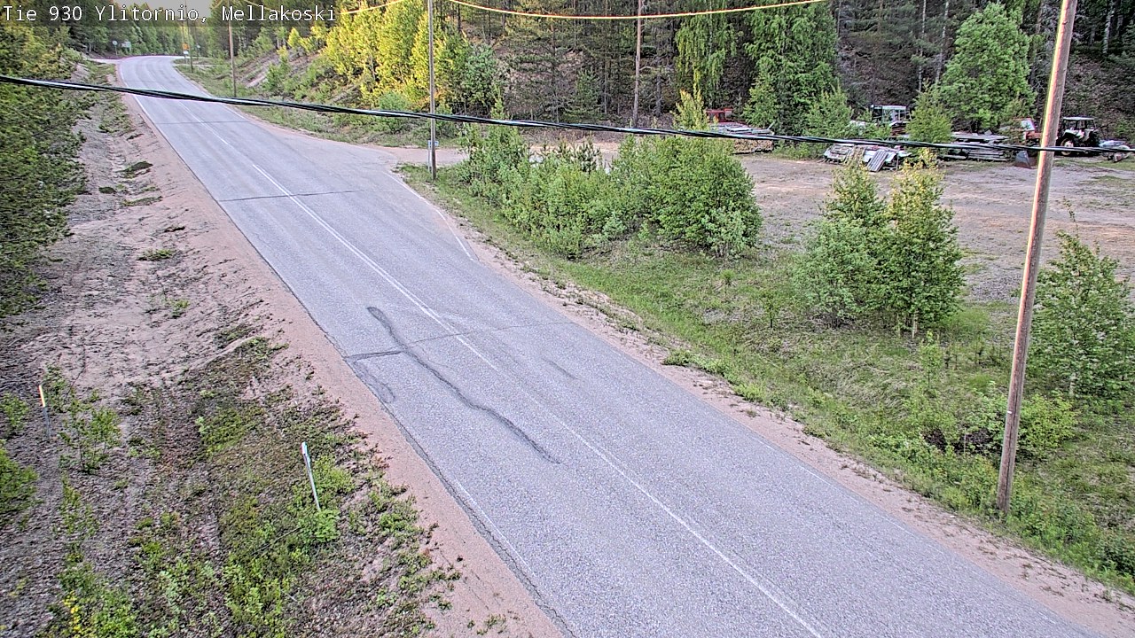 Weather Camera Image Road 83 Ylitornio, Mellakoski, Ylitornio, Lappi