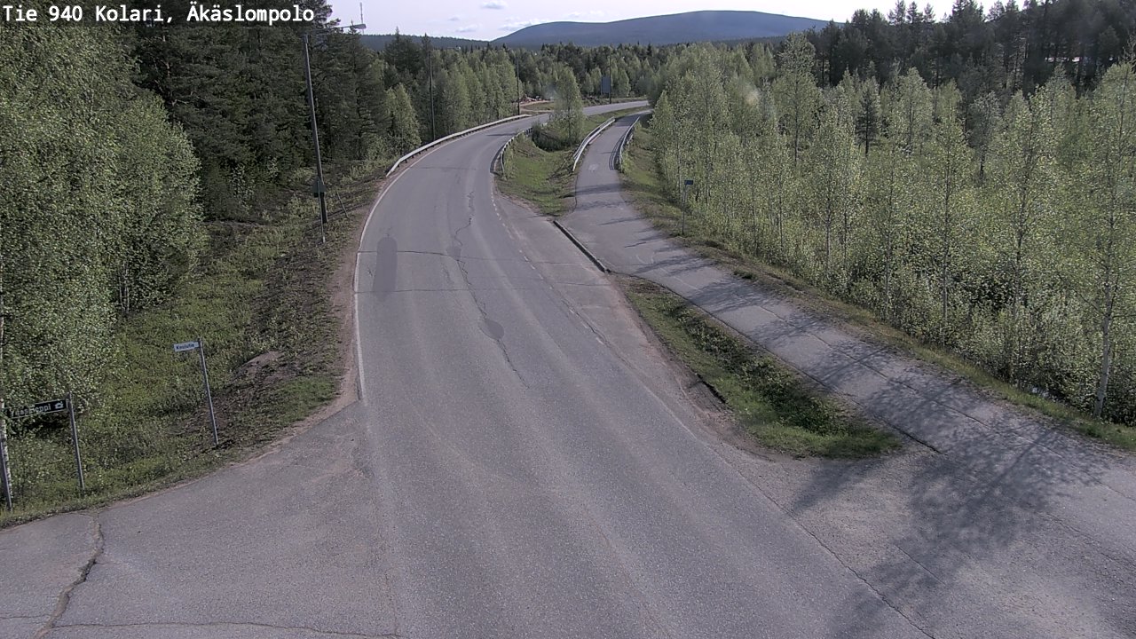 Kelikamerat Kuva Tie 940 Kolari, Äkäslompolo, Kolari, Lappi