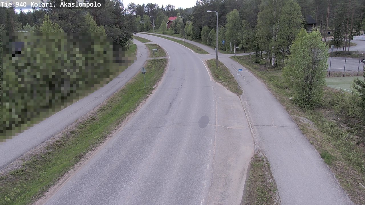 Weather Camera Image Väg 940 Kolari, Äkäslompolo, Kolari, Lappi