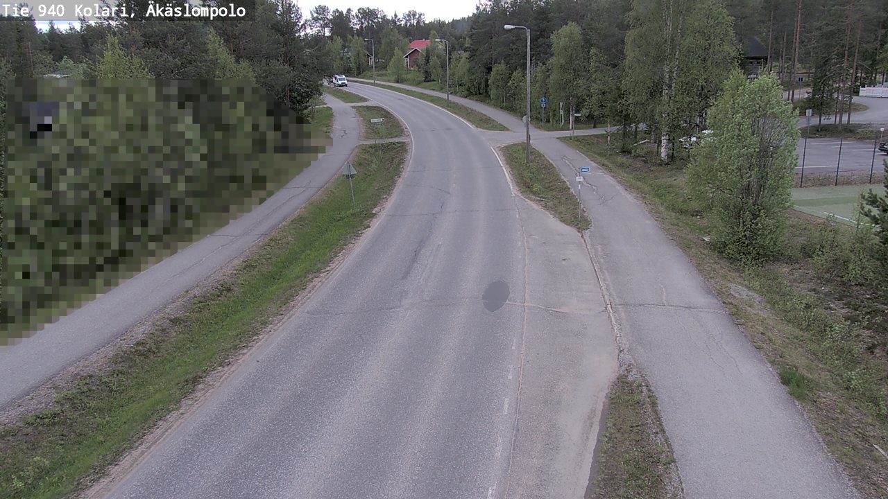 Weather Camera Image Väg 940 Kolari, Äkäslompolo, Kolari, Lappi