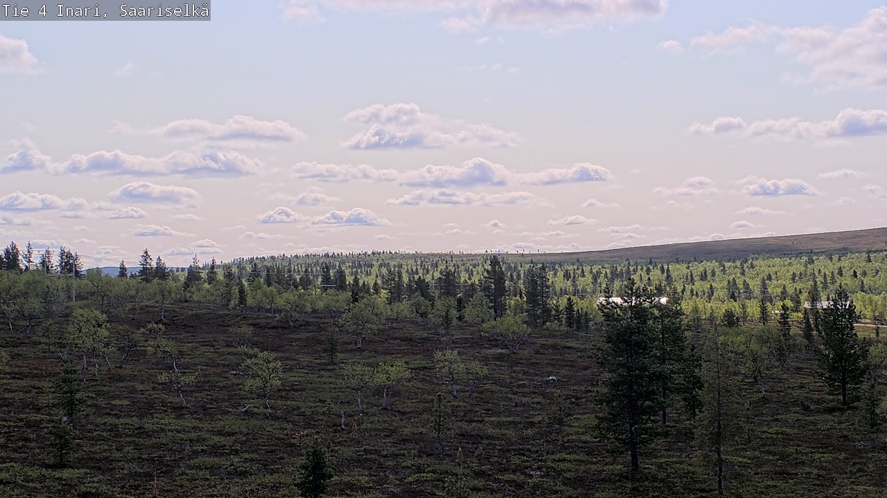 Kelikamerat Kuva Tie 4 Inari, Saariselkä, Kaunispää, Inari, Lappi