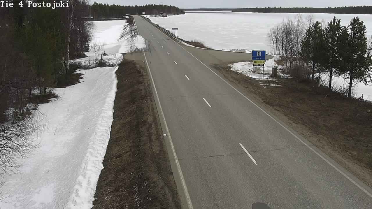 Weather Camera Image Väg 4 Sodankylä, Postojoki, Sodankylä, Lappi