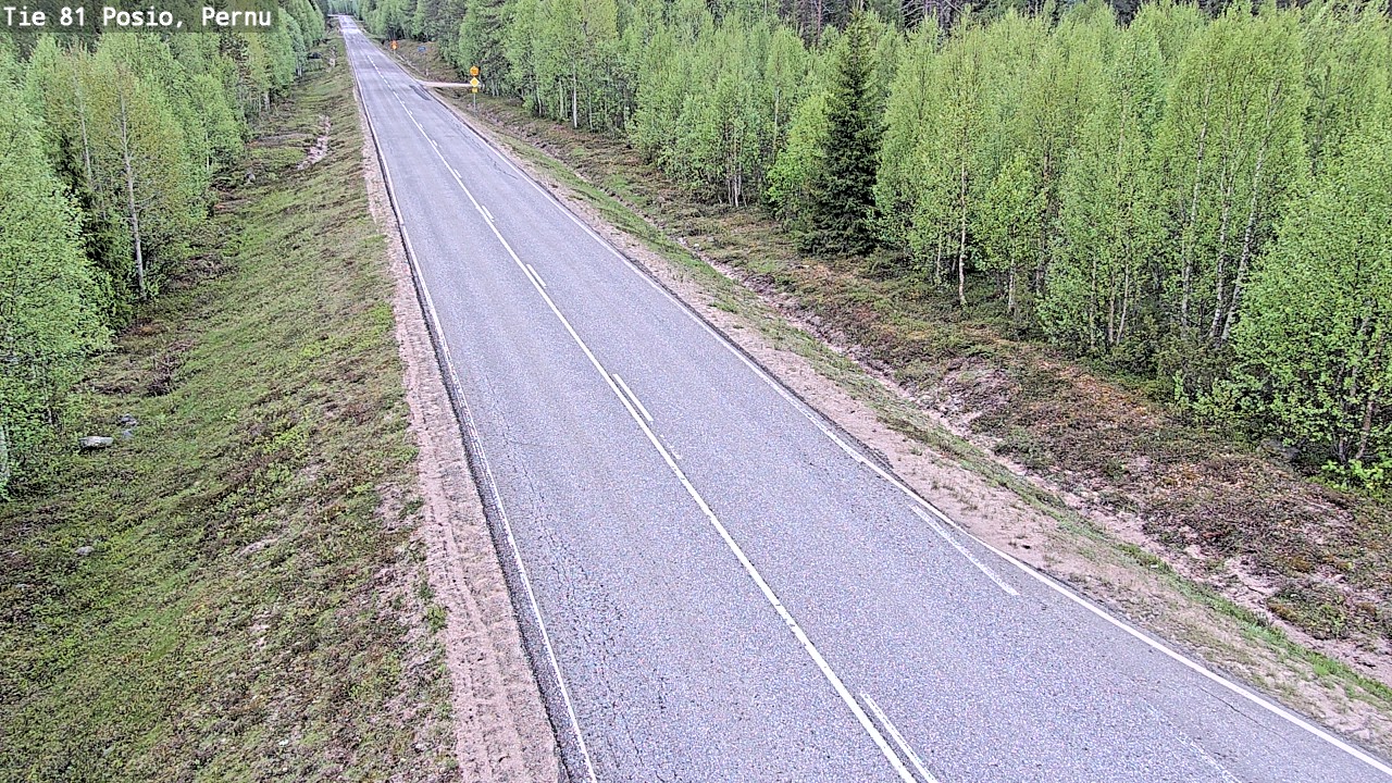 Kelikamerat Kuva Tie 81 Posio, Pernu, Posio, Lappi