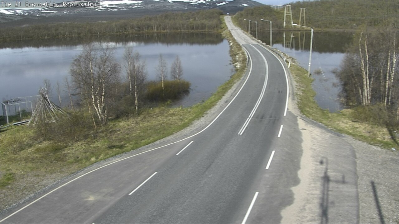 Kelikamerat Kuva Tie 21 Enontekiö, Ropinsalmi, Enontekiö, Lappi