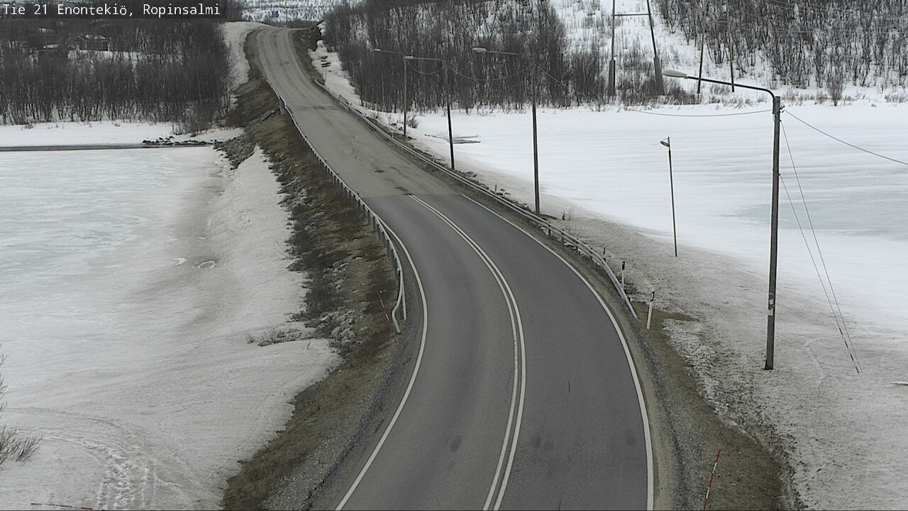 Kelikamerat Kuva Tie 21 Enontekiö, Ropinsalmi, Enontekiö, Lappi