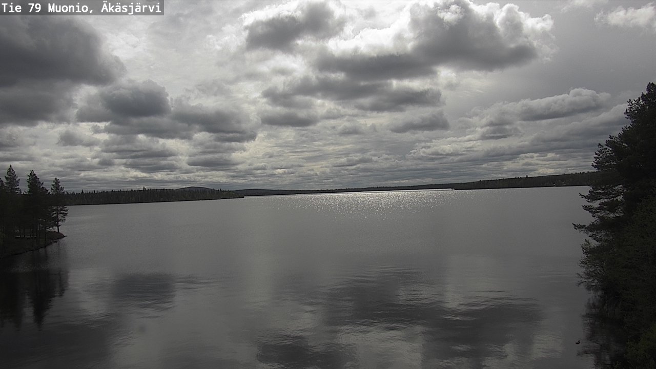 Weather Camera Image Road 79 Muonio, Äkäsjärvi, Muonio, Lappi