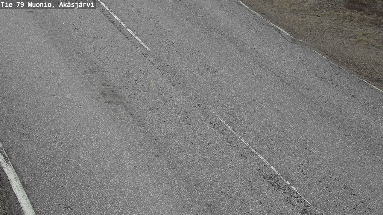 Weather Camera Image Road 79 Muonio, Äkäsjärvi, Muonio, Lappi