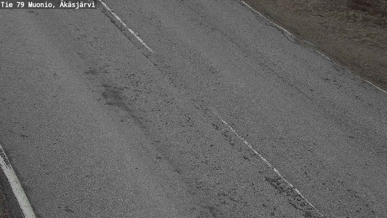 Weather Camera Image Road 79 Muonio, Äkäsjärvi, Muonio, Lappi