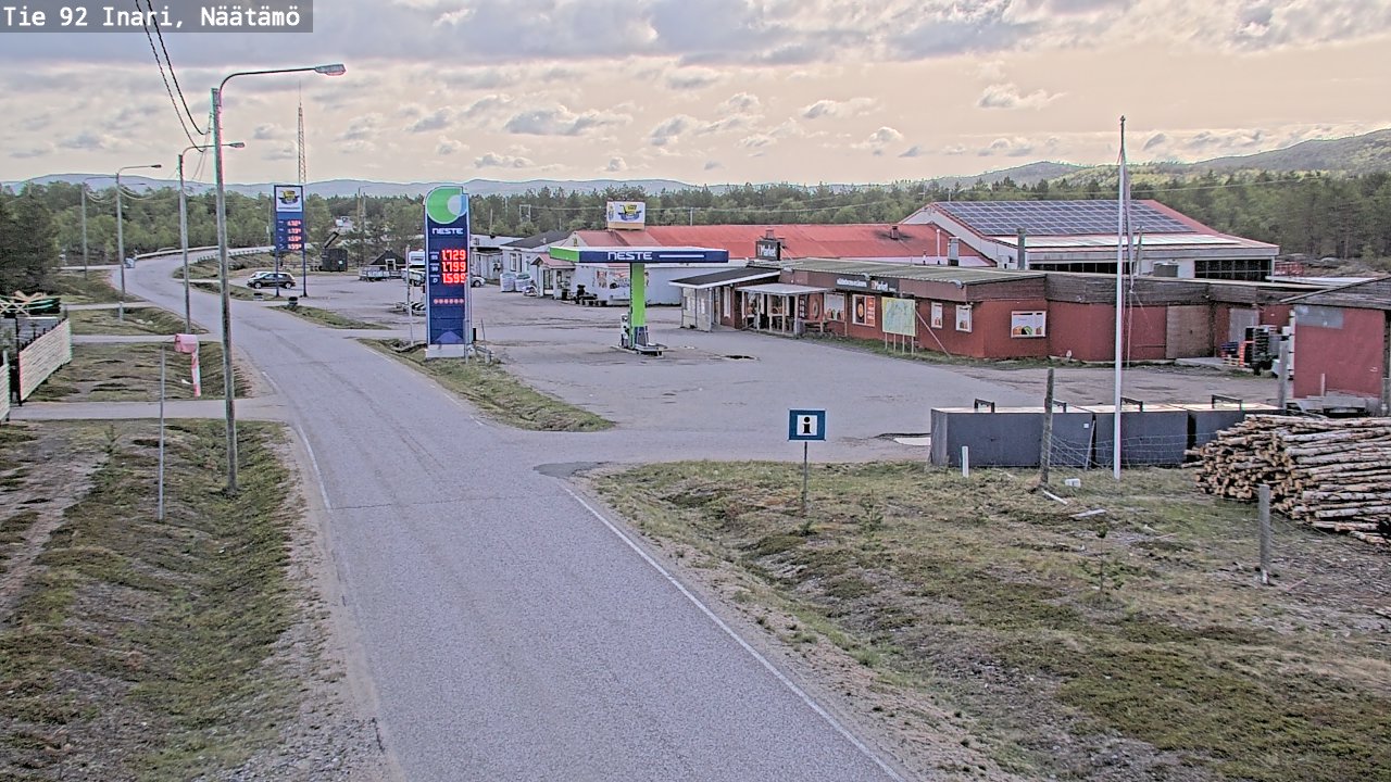 Kelikamerat Kuva Tie 92 Inari, Näätämö, Inari, Lappi