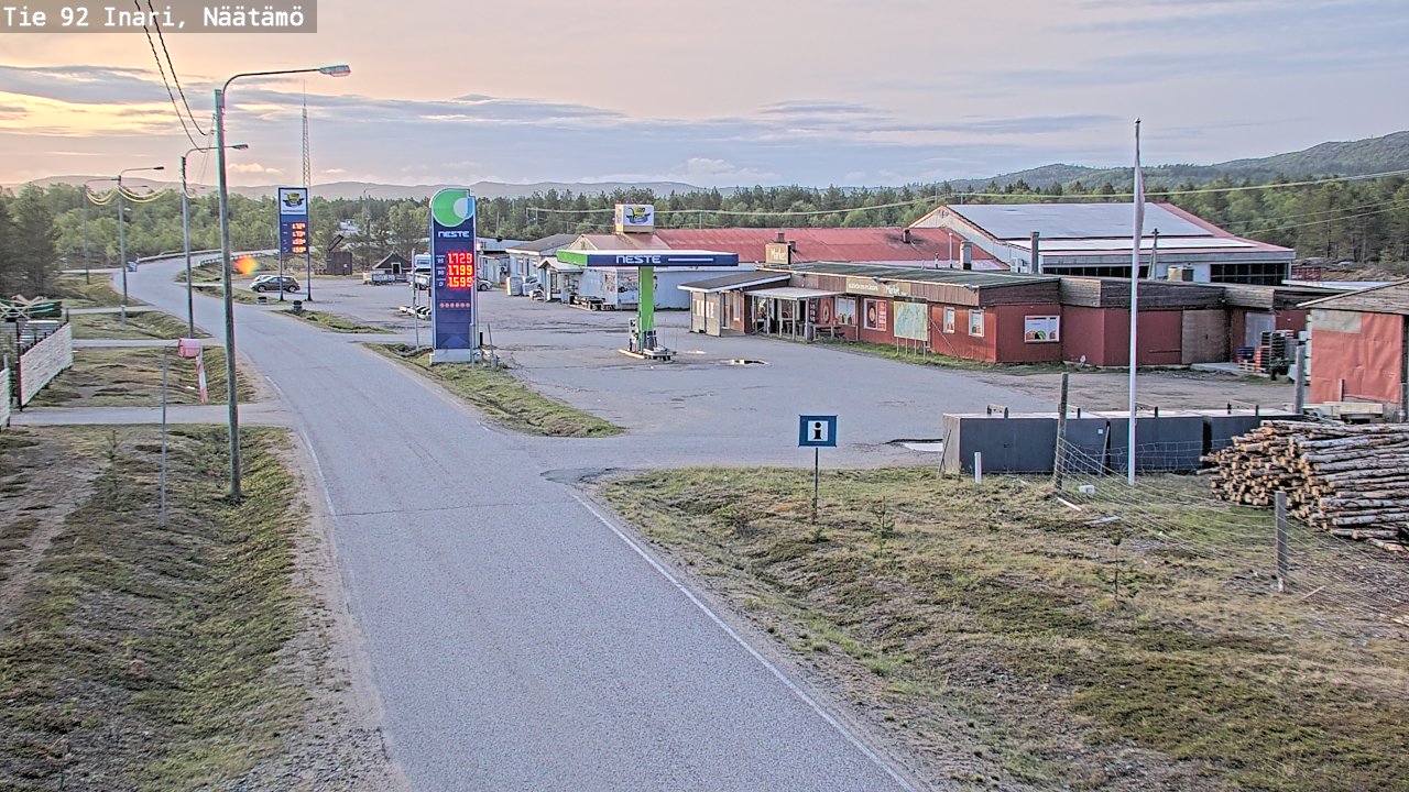 Kelikamerat Kuva Tie 92 Inari, Näätämö, Inari, Lappi
