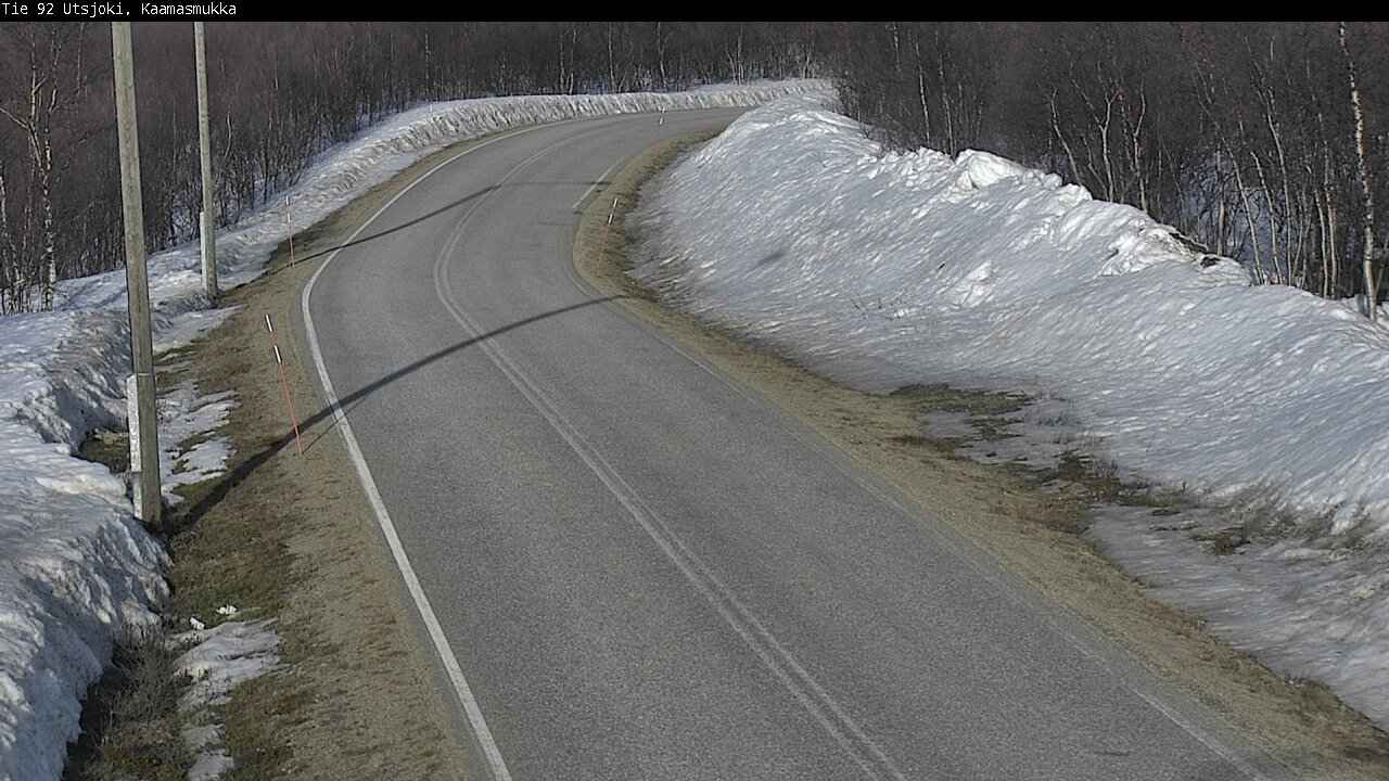 Weather Camera Image Road 92 Utsjoki, Kaamasmukka, Utsjoki, Lappi