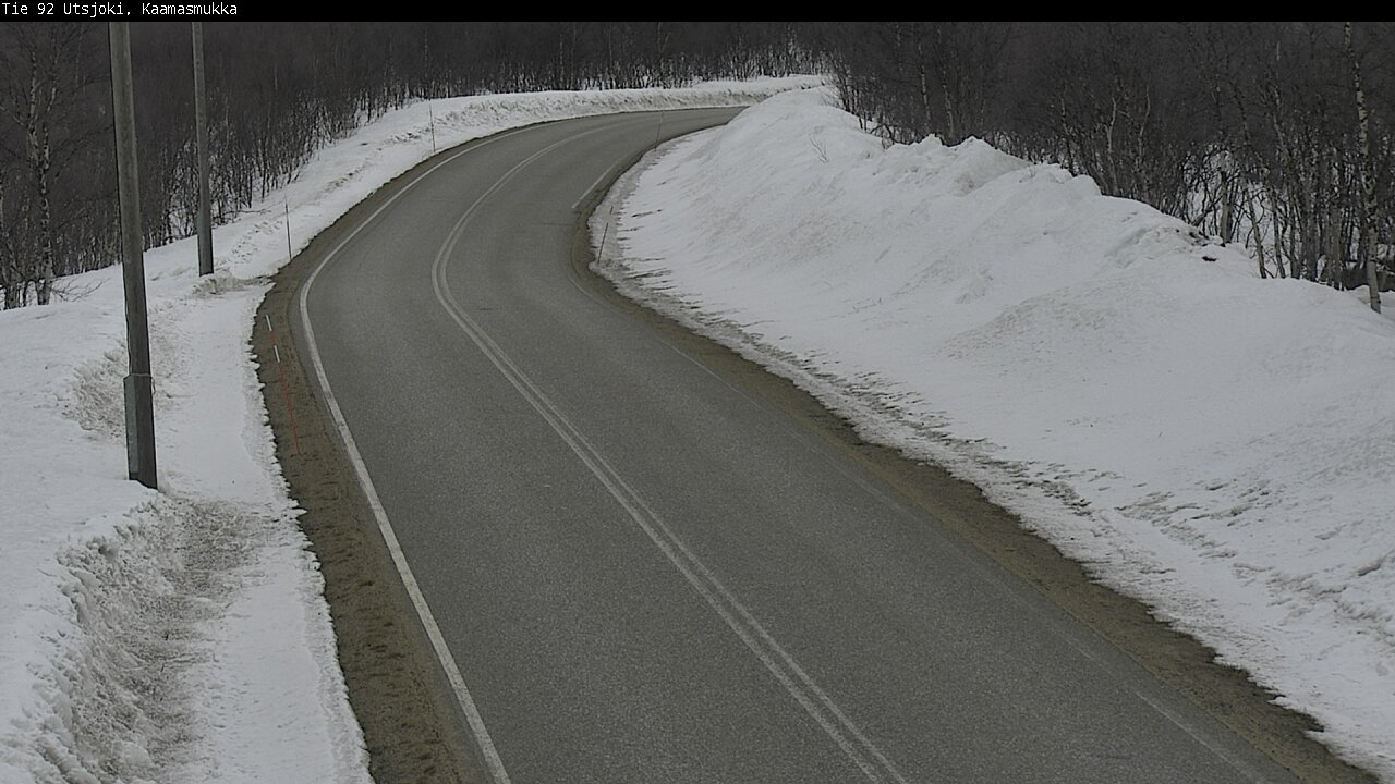 Weather Camera Image Väg 92 Utsjoki, Kaamasmukka, Utsjoki, Lappi