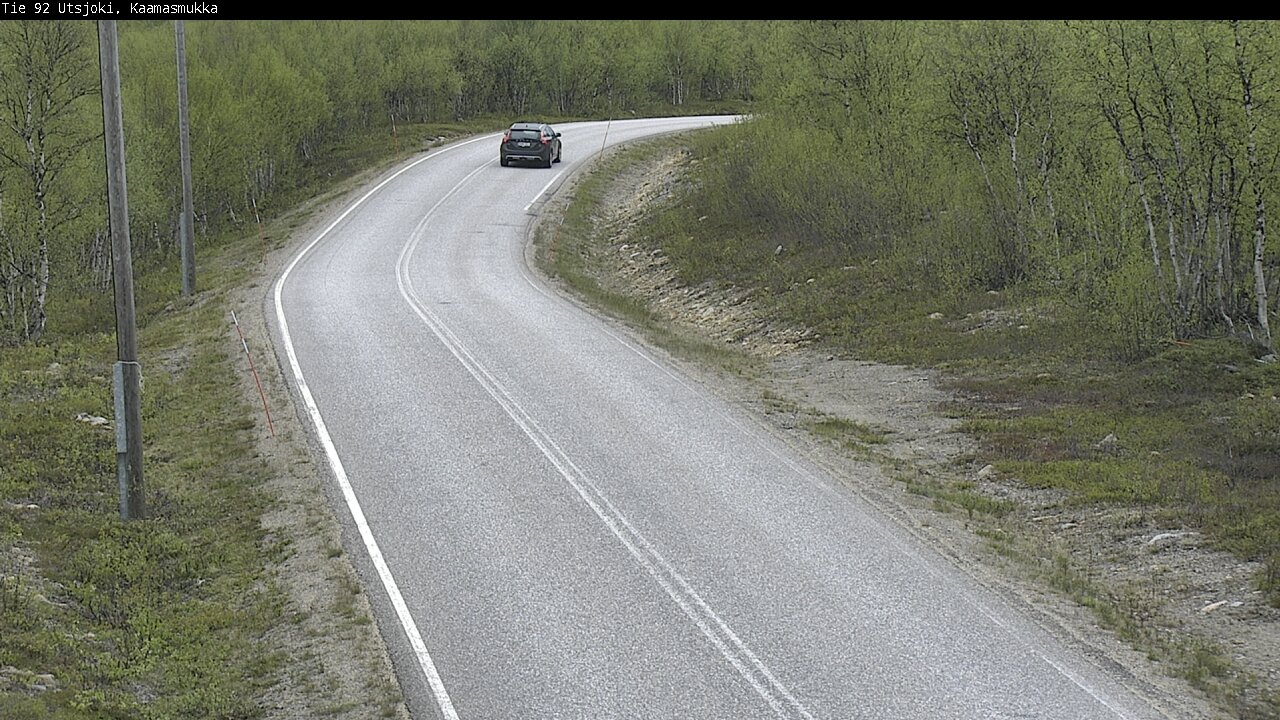Weather Camera Image Road 92 Utsjoki, Kaamasmukka, Utsjoki, Lappi