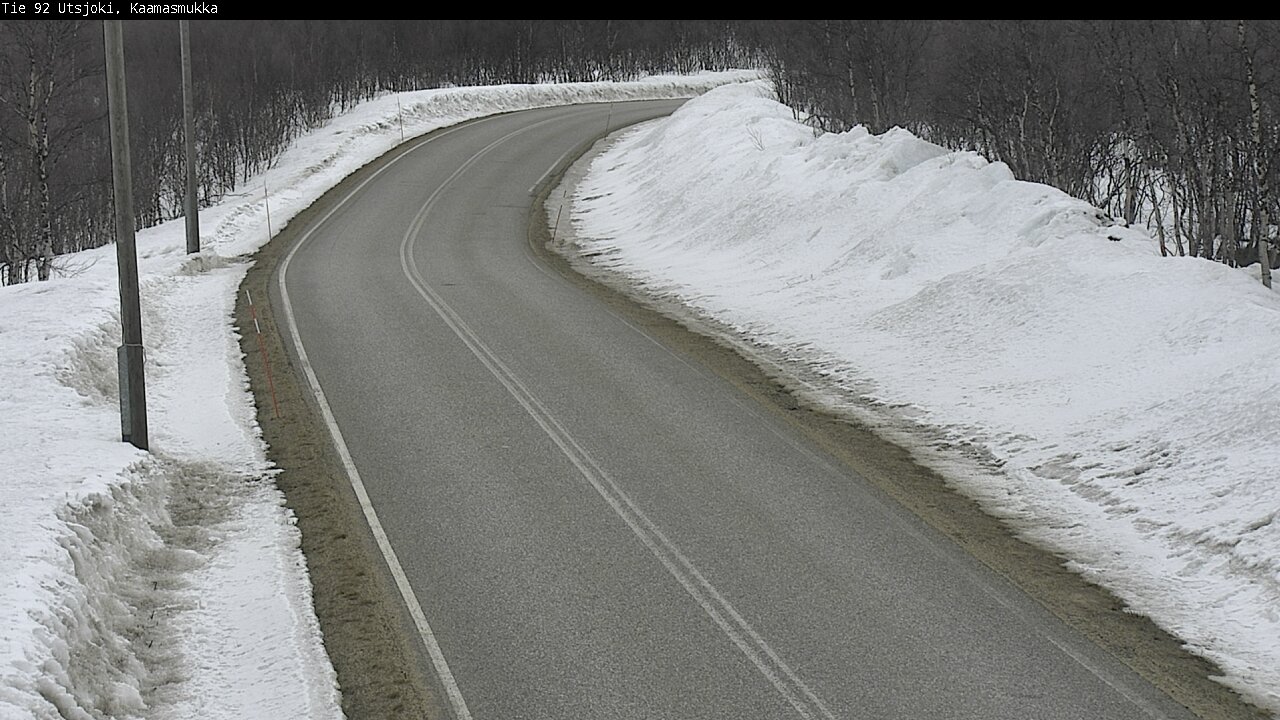 Weather Camera Image Väg 92 Utsjoki, Kaamasmukka, Utsjoki, Lappi