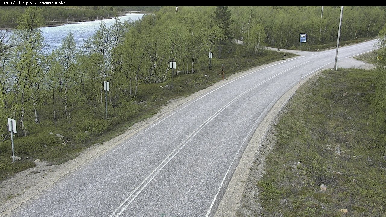 Weather Camera Image Väg 92 Utsjoki, Kaamasmukka, Utsjoki, Lappi