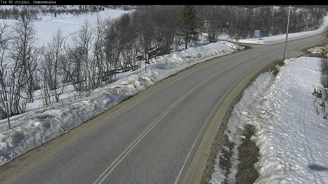Weather Camera Image Väg 92 Utsjoki, Kaamasmukka, Utsjoki, Lappi