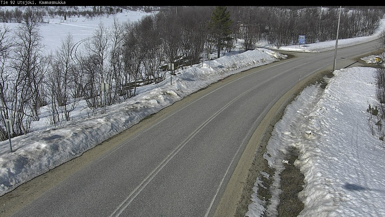 Weather Camera Image Väg 92 Utsjoki, Kaamasmukka, Utsjoki, Lappi