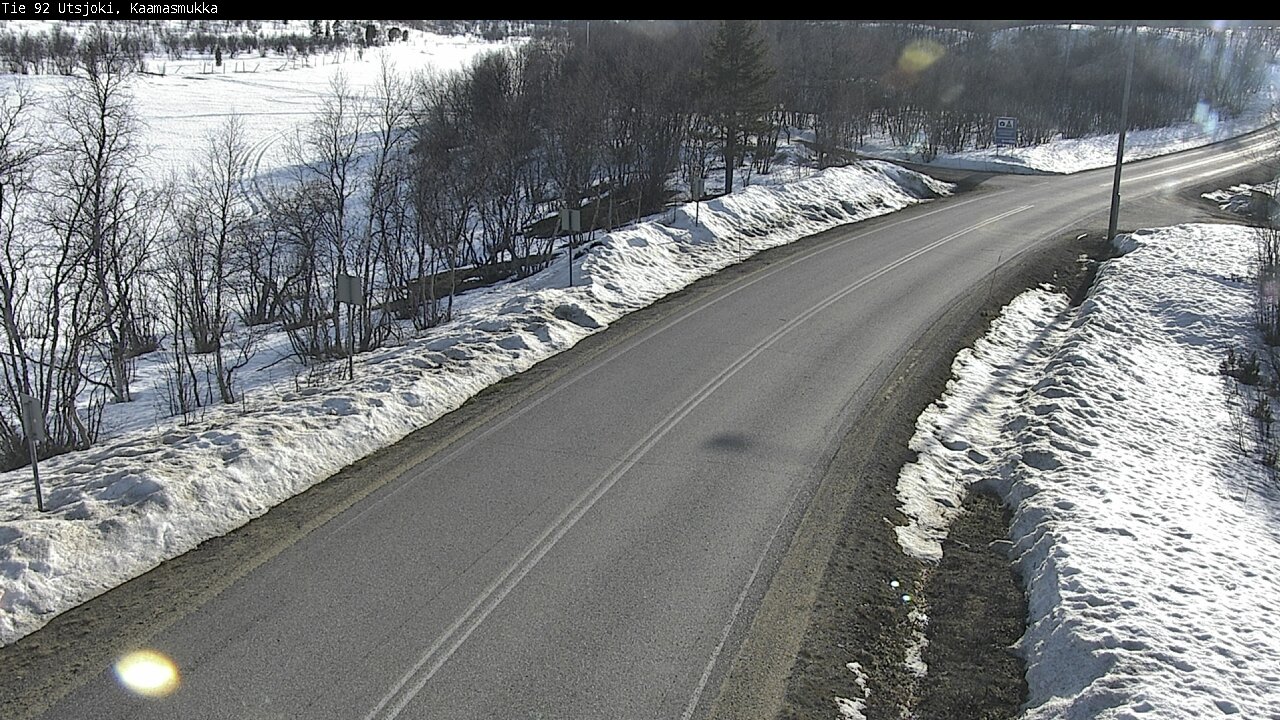 Weather Camera Image Road 92 Utsjoki, Kaamasmukka, Utsjoki, Lappi