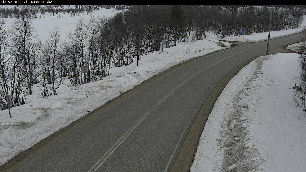 Weather Camera Image Väg 92 Utsjoki, Kaamasmukka, Utsjoki, Lappi