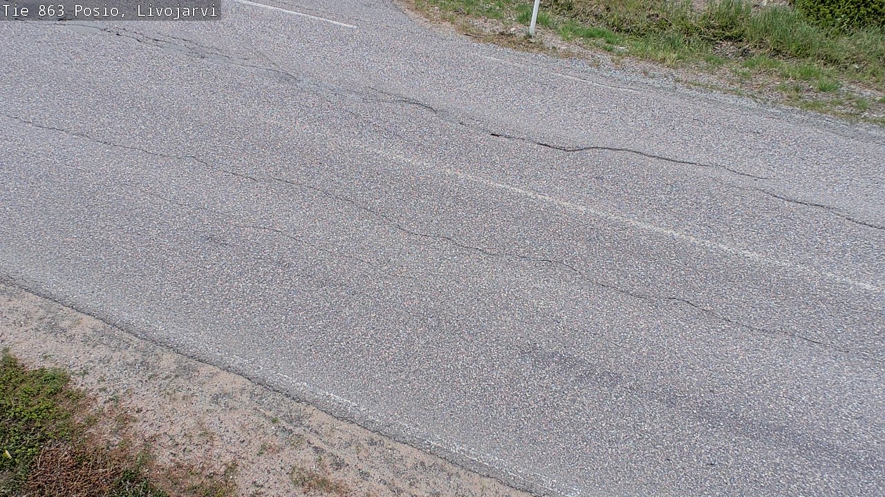 Weather Camera Image Road 863 Livojärvi, Posio, Lappi