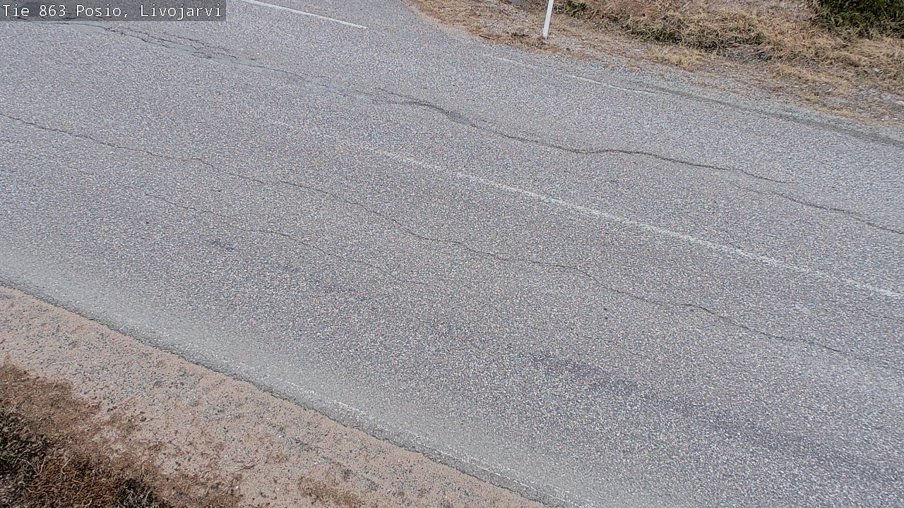 Weather Camera Image Väg 863 Livojärvi, Posio, Lappi