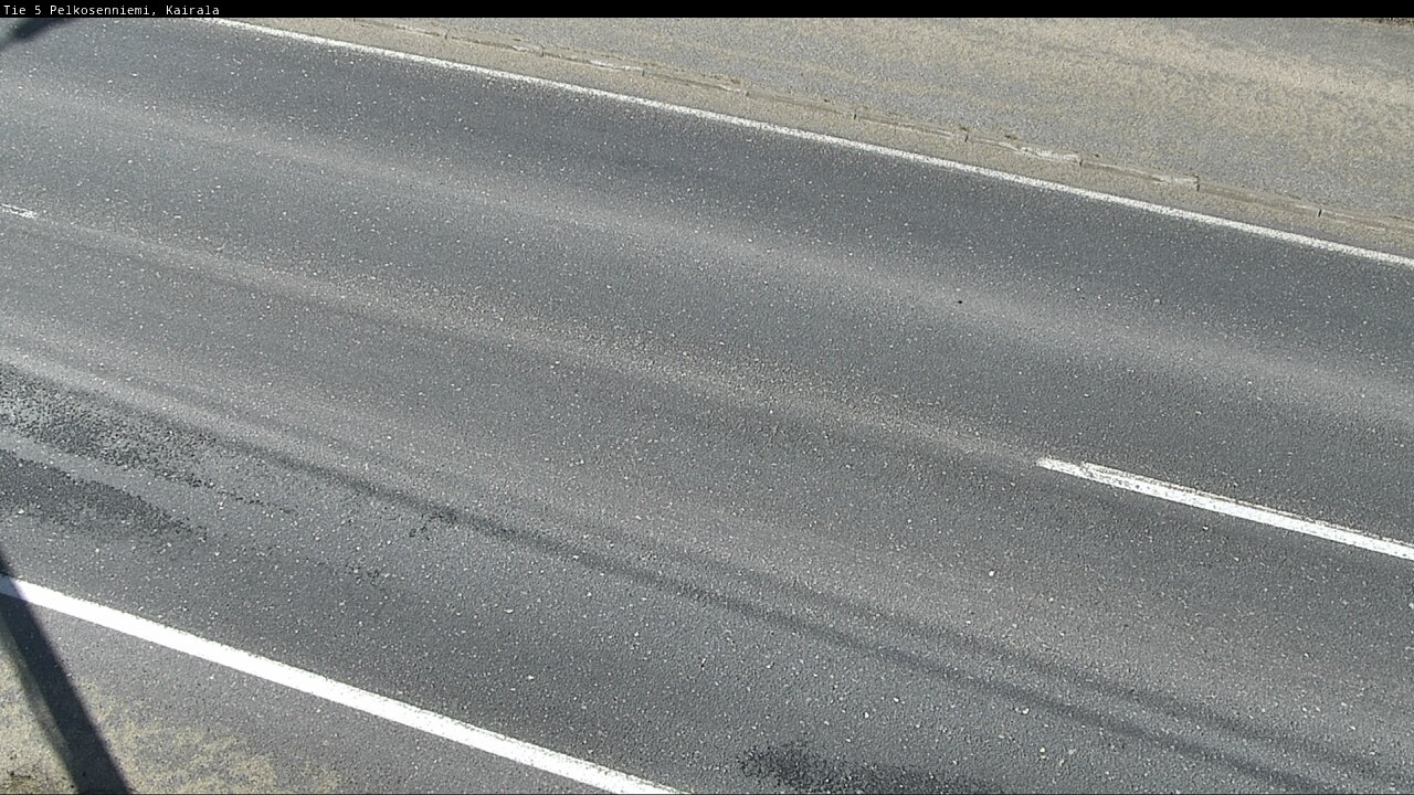 Weather Camera Image Väg 5 Pelkosenniemi, Kairala, Pelkosenniemi, Lappi